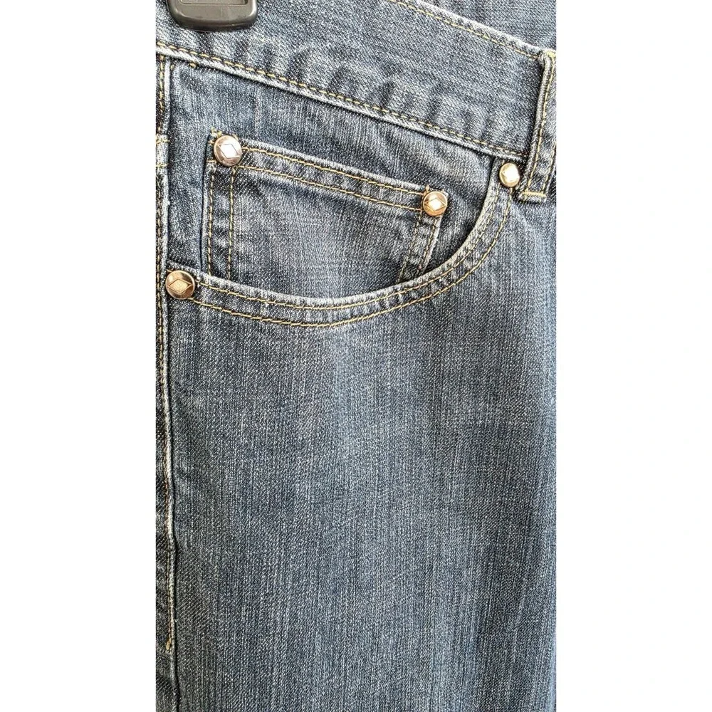 Joseph Abboud Jeans Mens Blue Medium Wash 100% Cotton Denim 36x32